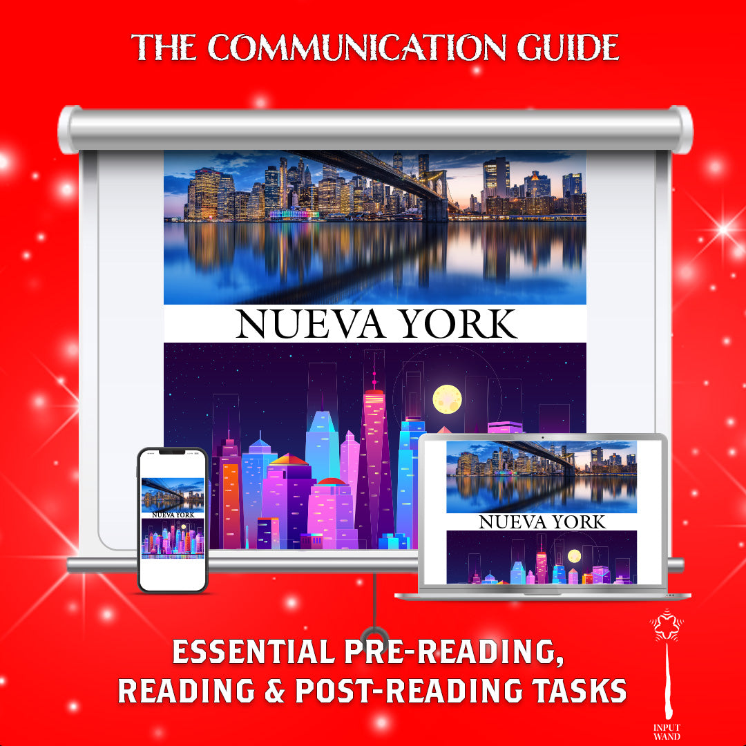 Your FREE Copy of Communication Guide: Quijote y Yo: Queremos Muchas Cosas, Book Seven in the Novice Low "Aventuras" Septology