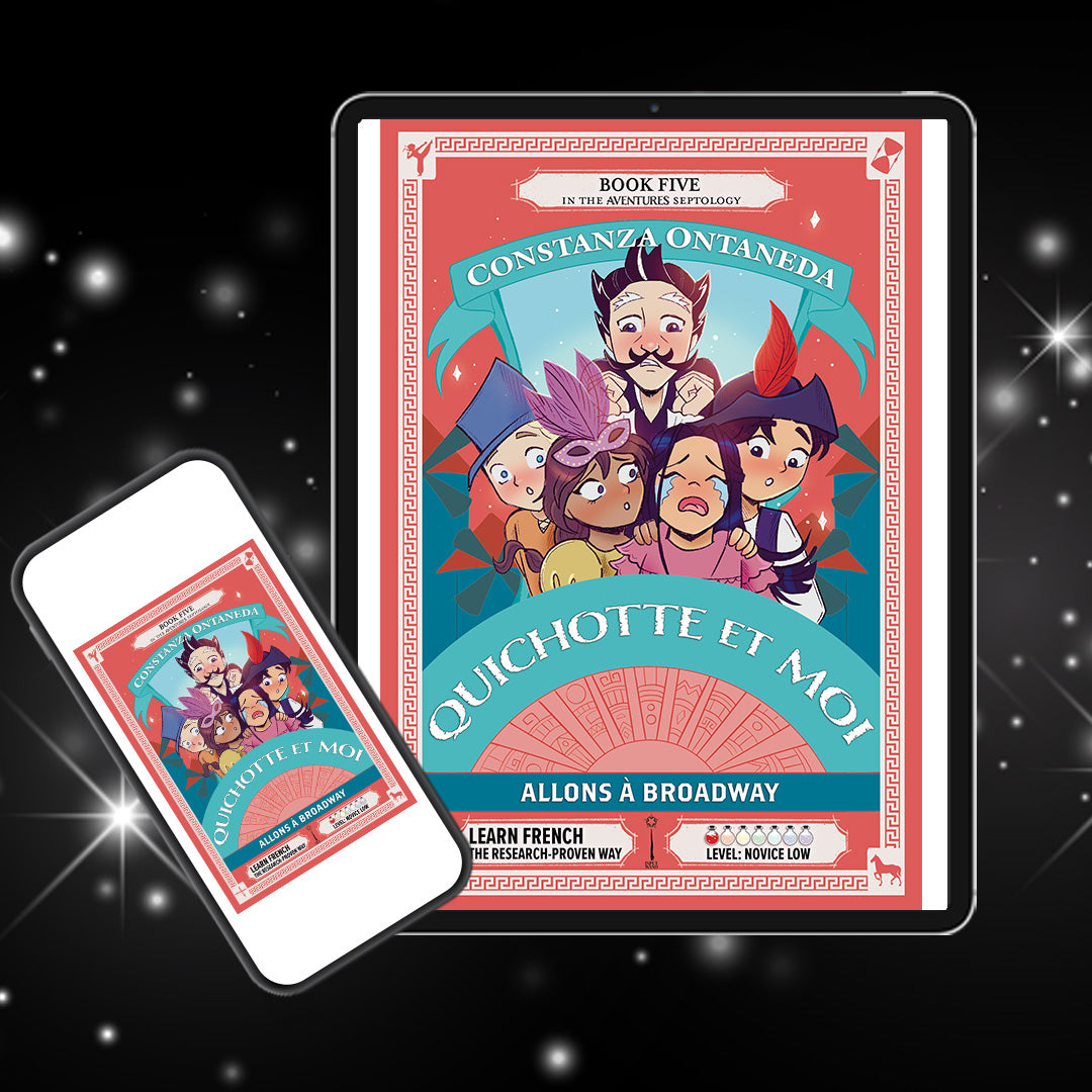 Ebook: Quichotte et Moi: Allons à Broadway, Book Five in the Novice Low "Aventures" Septology