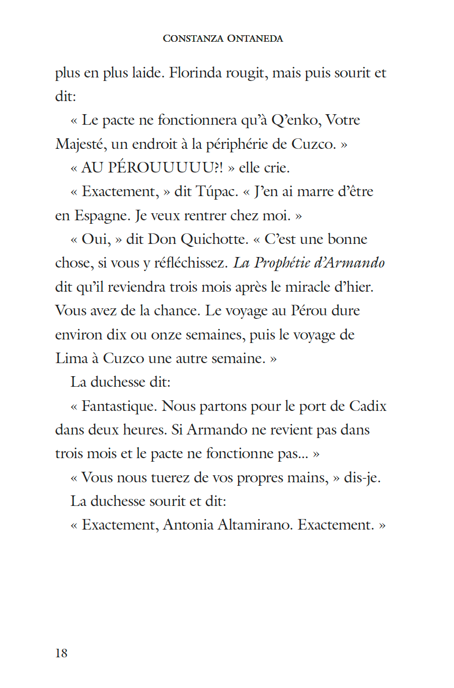 Ebook: Quichotte et Moi: Et le Pacte de Túpac Amaru, Book Two in the Intermediate Low "Pactes" Trilogy