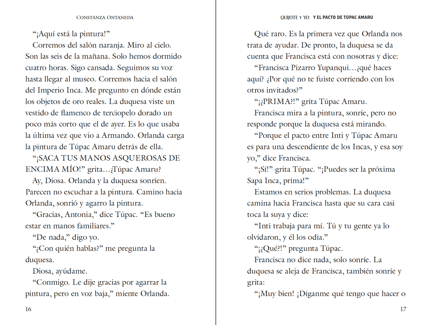 Ebook: Quijote y Yo: Y El Pacto de Túpac Amaru, Book Two in the Intermediate Low "Pactos" Trilogy