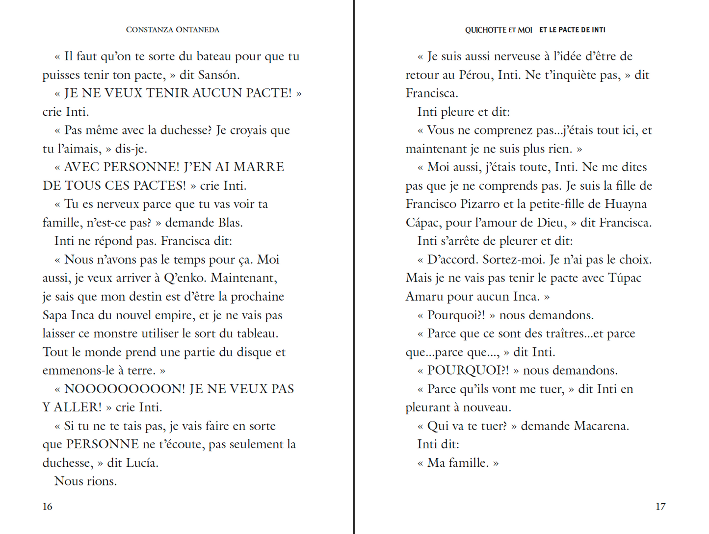 Ebook: Quichotte et Moi: Et le Pacte de Inti, Book Three in the Intermediate Low "Pactes" Trilogy
