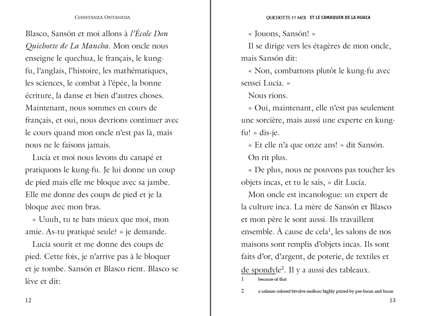 Ebook: Quichotte et Moi: Et Le Camaquen de la Huaca, Book One in the Novice High "Camaquen" Trilogy