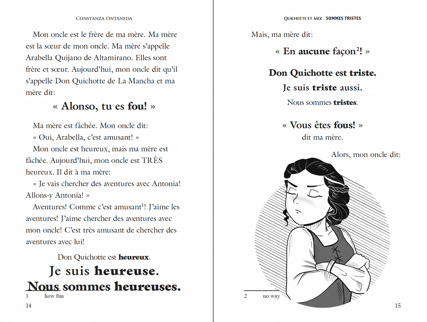 Hardcover: Quichotte et Moi: Sommes Tristes, Book Two in the Novice Low "Aventures" Septology