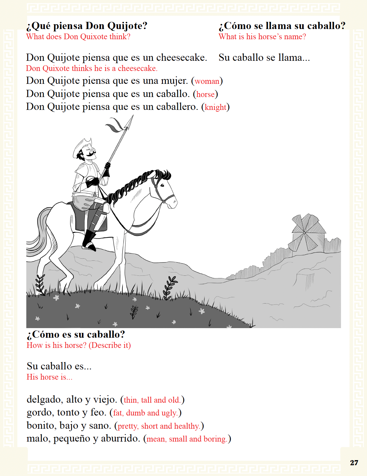 Communication Guide: Quijote y Yo: Hay Todo Menos Eso, Book Three in the Novice Low "Aventuras" Septology