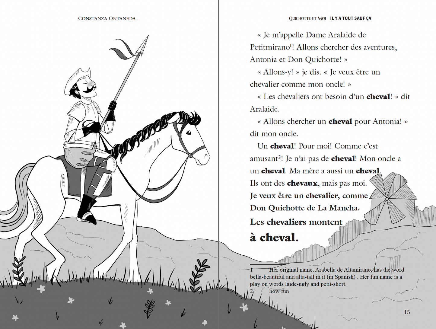 Hardcover: Quichotte et Moi: Il y a Tout Sauf Ça, Book Three in the Novice Low "Aventures" Septology