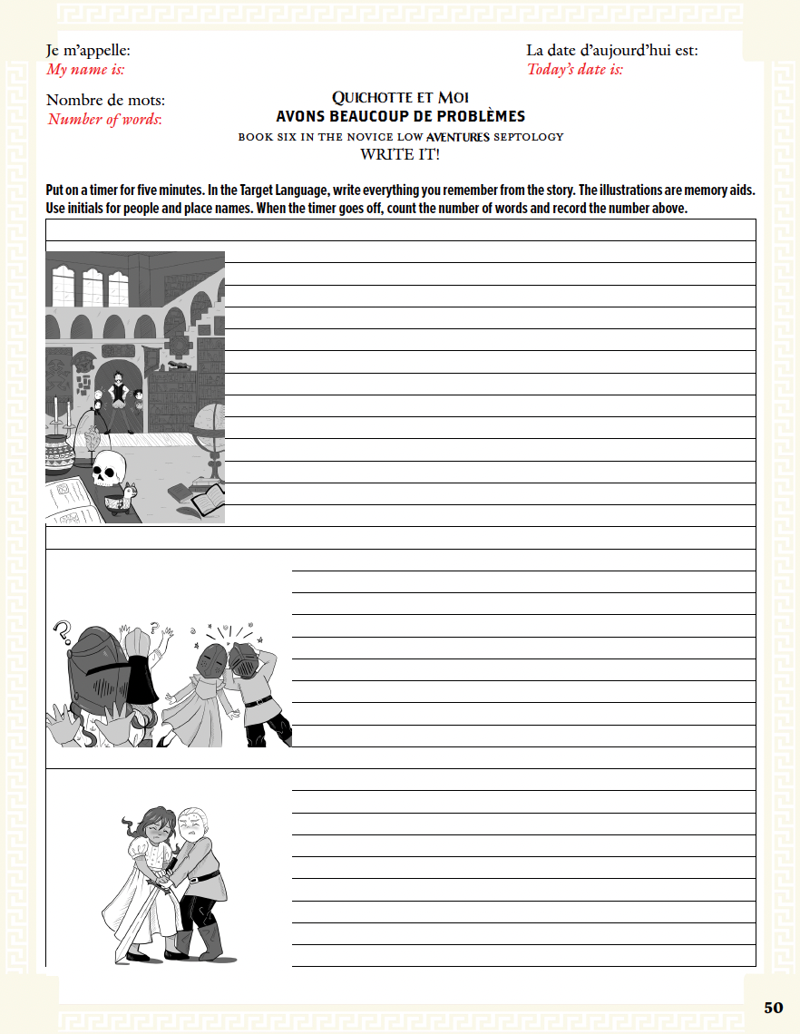 Communication Guide: Quichotte et Moi: Avons Beaucoup de Problèmes, Book Six in the Novice Low "Aventures" Septology