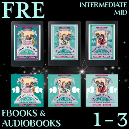 French Intermediate Mid Ebooks & Audiobooks Package