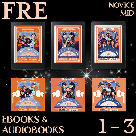 French Novice Mid Ebooks & Audiobooks Package