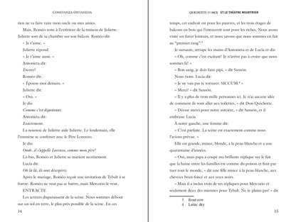 Ebook: Quichotte et Moi: Et Le Théâtre Meurtrier, Book Three in the Intermediate Mid "Meurtrières" Trilogy
