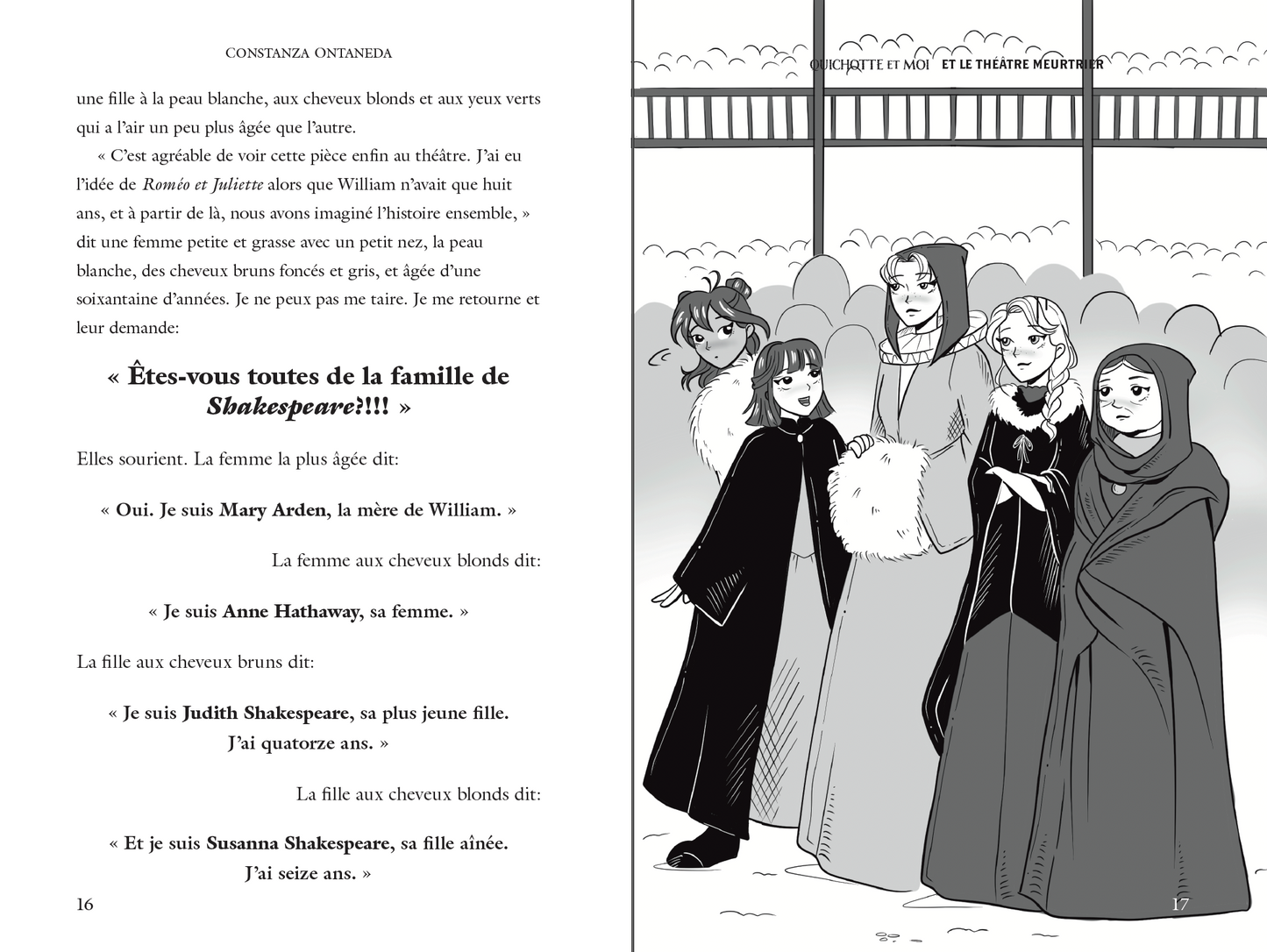 Ebook: Quichotte et Moi: Et Le Théâtre Meurtrier, Book Three in the Intermediate Mid "Meurtrières" Trilogy