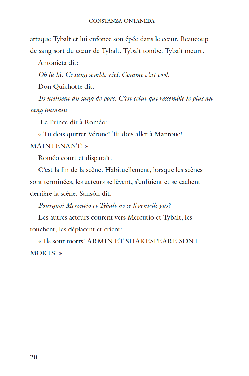 Ebook: Quichotte et Moi: Et Le Théâtre Meurtrier, Book Three in the Intermediate Mid "Meurtrières" Trilogy