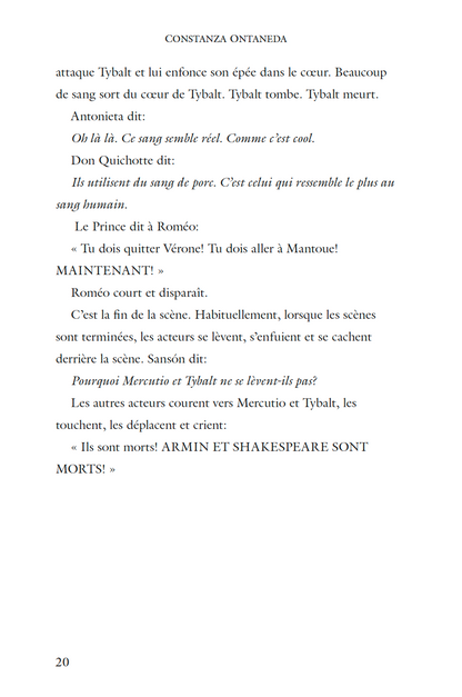 Ebook: Quichotte et Moi: Et Le Théâtre Meurtrier, Book Three in the Intermediate Mid "Meurtrières" Trilogy