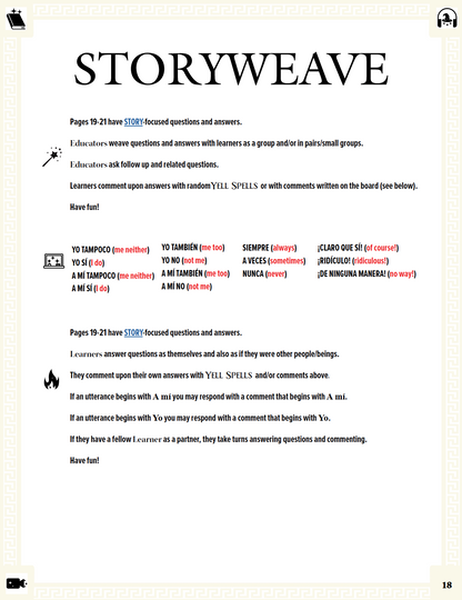 Communication Guide: Quijote y Yo: Estamos Tristes, Book Two in the Novice Low "Aventuras" Septology