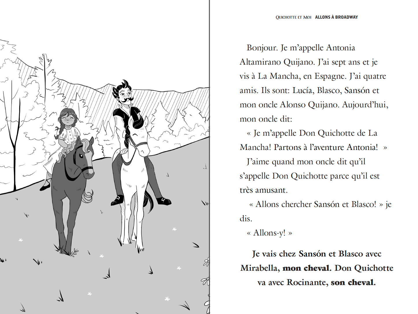 Hardcover: Quichotte et Moi: Allons à Broadway, Book Five in the Novice Low "Aventures" Septology