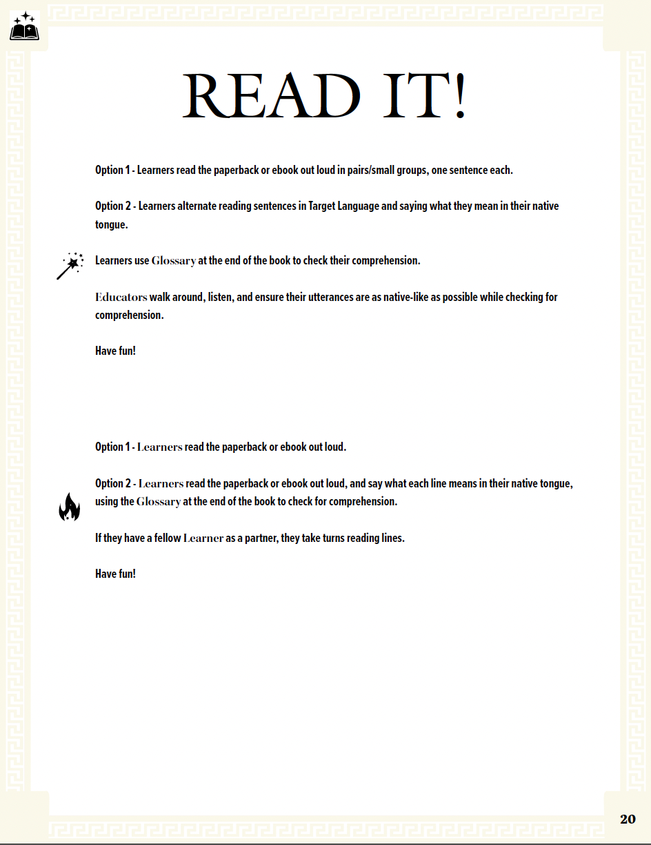 Communication Guide: Quijote y Yo: Y La Leyenda del Akelarre, Book Two in the Novice Mid "Brujas" Trilogy