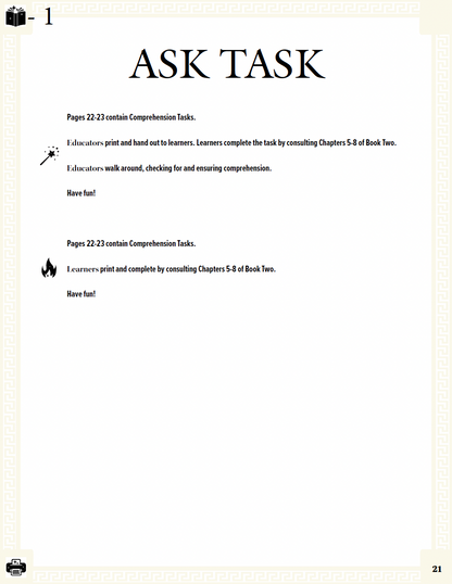 Communication Guide: Quijote y Yo: Y La Leyenda del Akelarre, Book Two in the Novice Mid "Brujas" Trilogy
