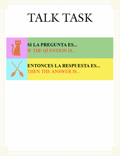 Communication Guide: Quijote y Yo: Y La Leyenda del Akelarre, Book Two in the Novice Mid "Brujas" Trilogy