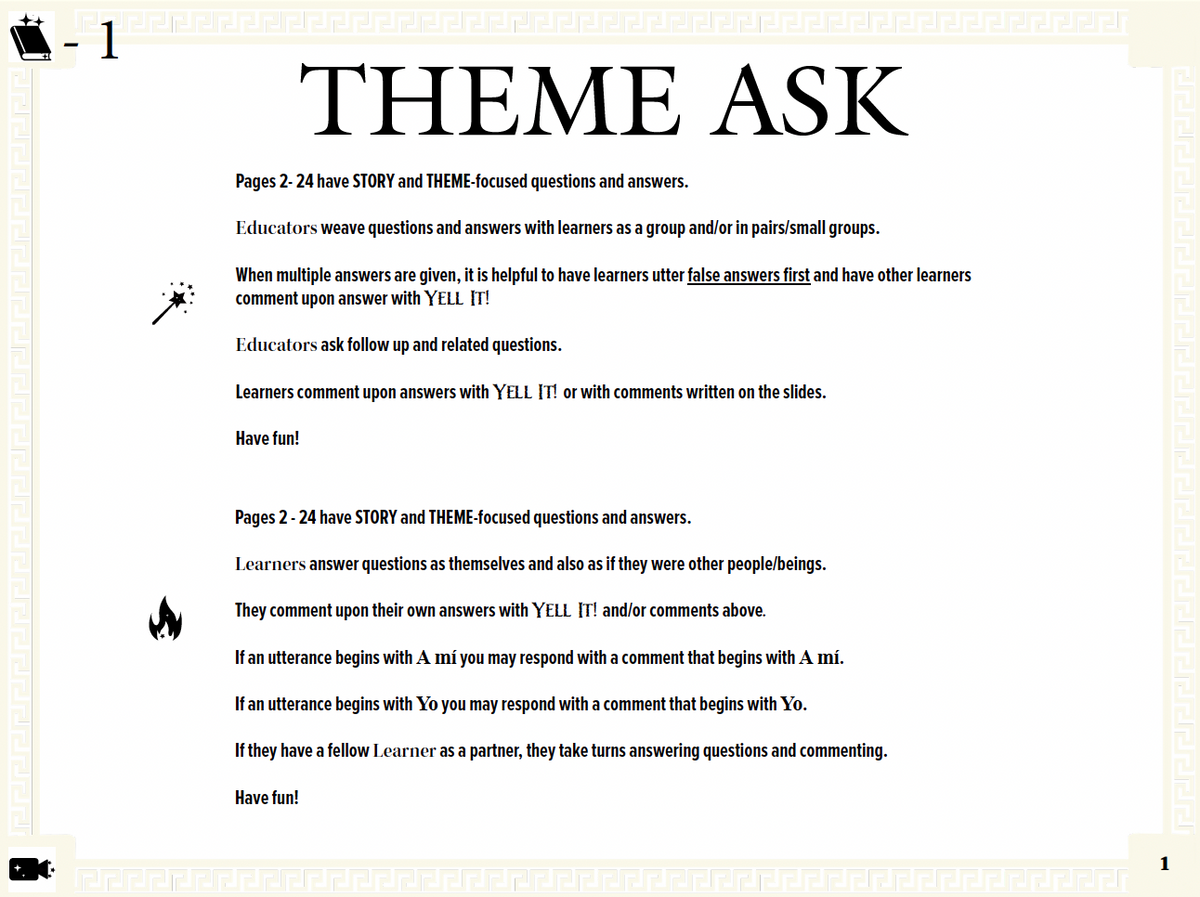 Communication Guide: Quijote y Yo: Y La Leyenda del Akelarre, Book Two in the Novice Mid "Brujas" Trilogy
