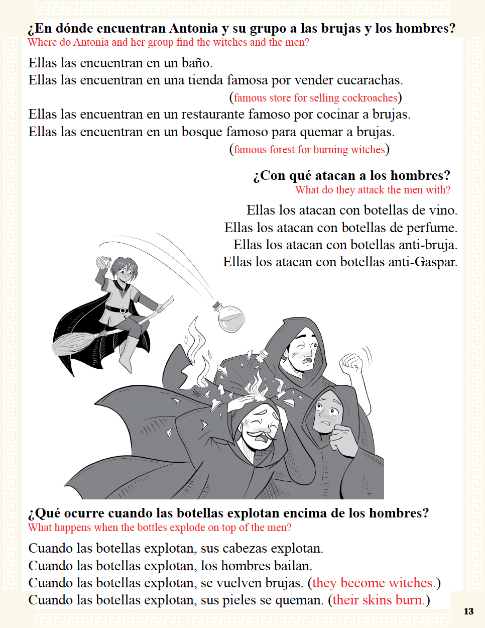 Communication Guide: Quijote y Yo: Y La Bruja de Euskadi, Book Three in the Novice Mid "Brujas" Trilogy