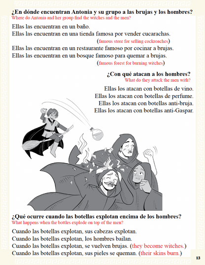 Communication Guide: Quijote y Yo: Y La Bruja de Euskadi, Book Three in the Novice Mid "Brujas" Trilogy