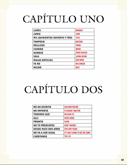 Communication Guide: Quijote y Yo: Y El Secreto en Zugarramurdi, Book One in the Novice Mid "Brujas" Trilogy