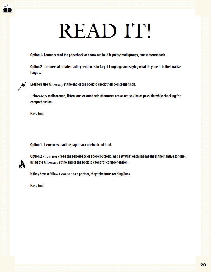 Communication Guide: Quijote y Yo: Y El Secreto en Zugarramurdi, Book One in the Novice Mid "Brujas" Trilogy