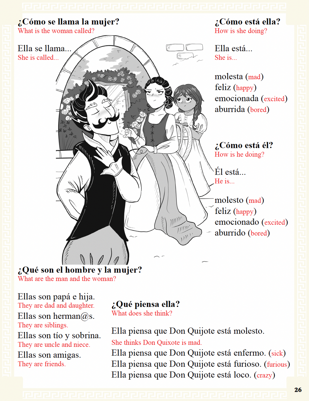 Communication Guide: Quijote y Yo: Estamos Tristes, Book Two in the Novice Low "Aventuras" Septology