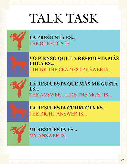 Communication Guide: Quijote y Yo: Estamos Tristes, Book Two in the Novice Low "Aventuras" Septology