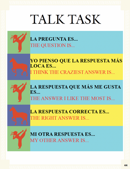 Communication Guide: Quijote y Yo: Hay Todo Menos Eso, Book Three in the Novice Low "Aventuras" Septology