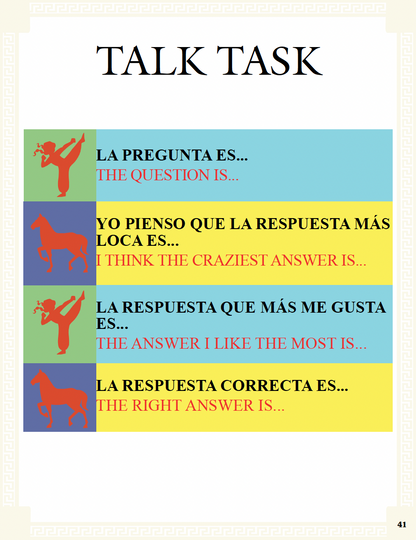 Communication Guide: Quijote y Yo: Somos Amigas, Book Four in the Novice Low "Aventuras" Septology