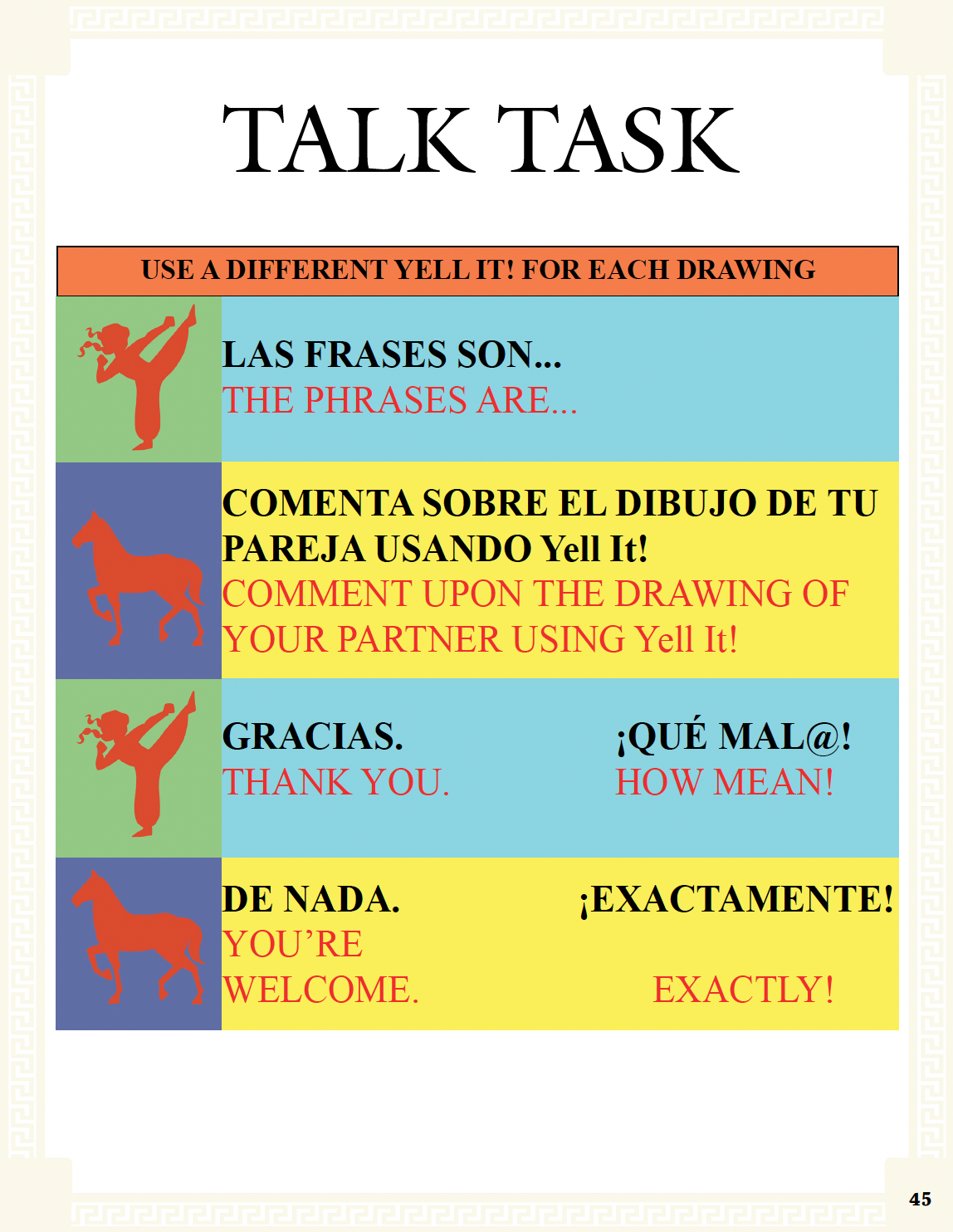 Communication Guide: Quijote y Yo: Vamos a Broadway, Book Five in the Novice Low "Aventuras" Septology