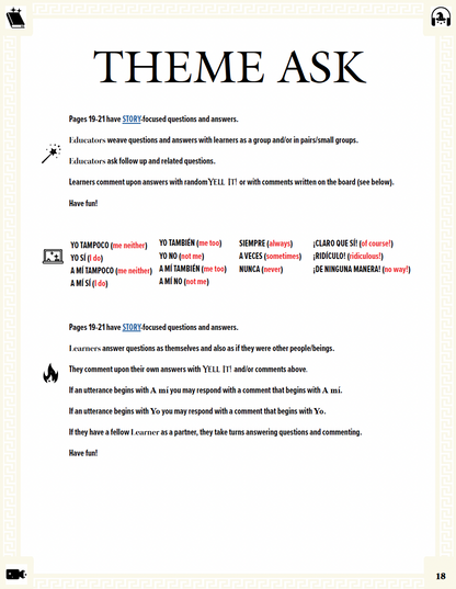 Communication Guide: Quijote y Yo: Queremos Muchas Cosas, Book Seven in the Novice Low "Aventuras" Septology