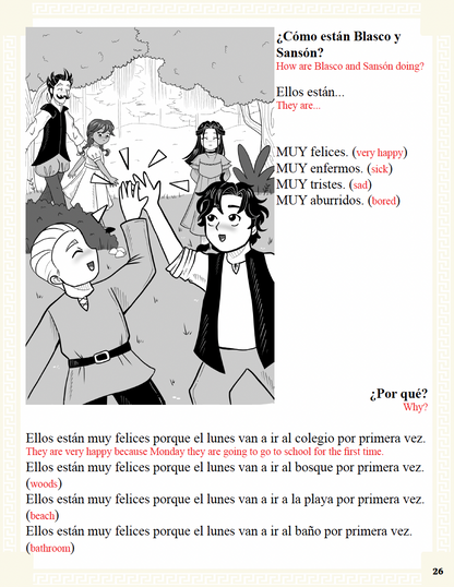 Communication Guide: Quijote y Yo: Queremos Muchas Cosas, Book Seven in the Novice Low "Aventuras" Septology