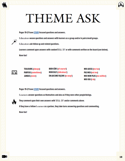 Communication Guide: Quichotte et Moi: Sommes Tristes, Book Two in the Novice Low "Aventures" Septology