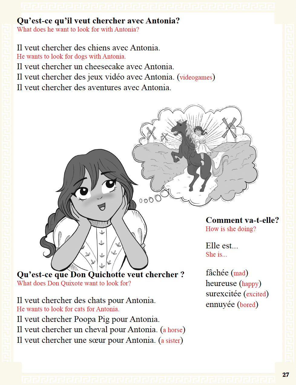 Communication Guide: Quichotte et Moi: Sommes Tristes, Book Two in the Novice Low "Aventures" Septology