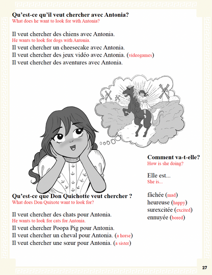 Communication Guide: Quichotte et Moi: Sommes Tristes, Book Two in the Novice Low "Aventures" Septology