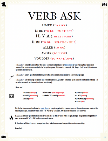 Communication Guide: Quichotte et Moi: Il y a Tout Sauf Ça, Book Three in the Novice Low "Aventures" Septology
