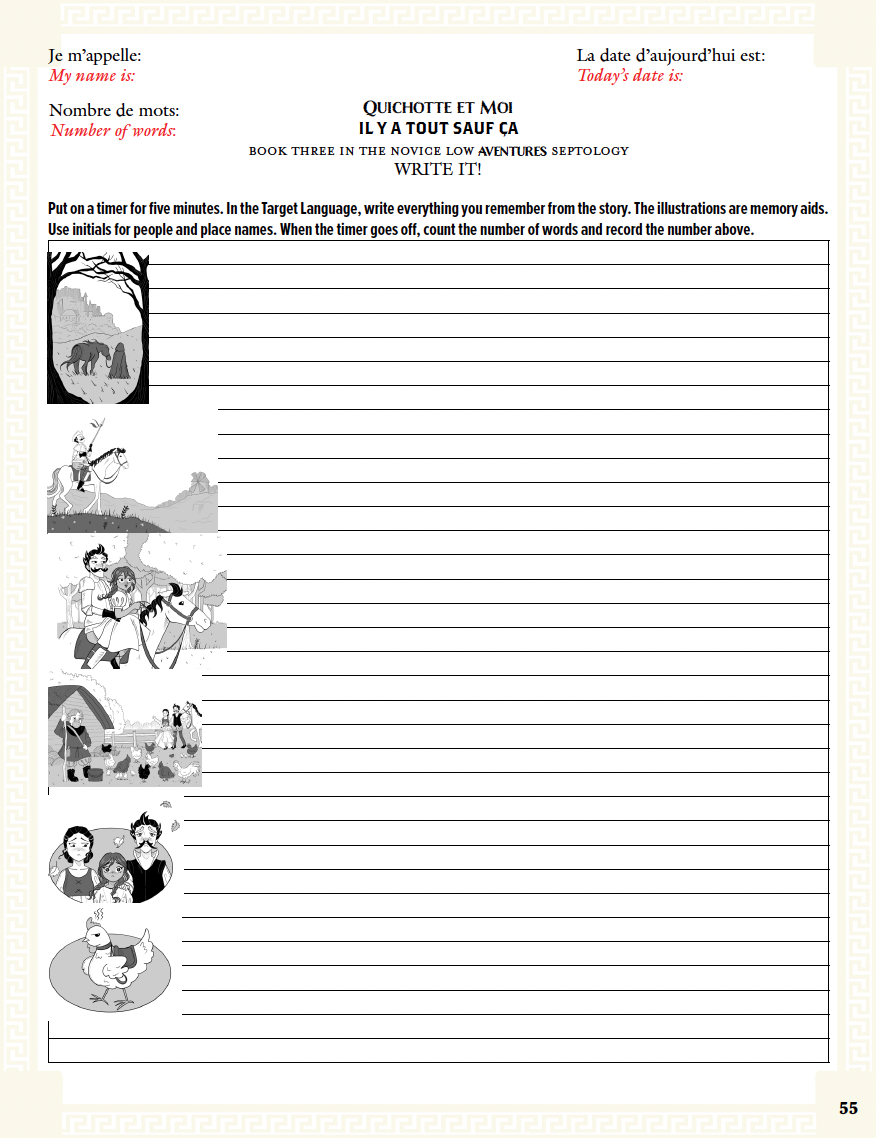 Communication Guide: Quichotte et Moi: Il y a Tout Sauf Ça, Book Three in the Novice Low "Aventures" Septology