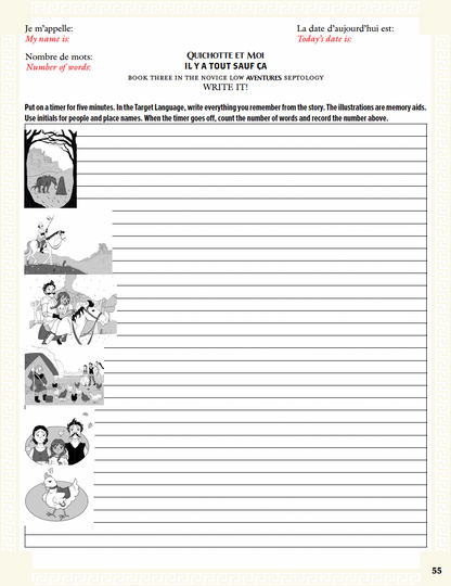 Communication Guide: Quichotte et Moi: Il y a Tout Sauf Ça, Book Three in the Novice Low "Aventures" Septology