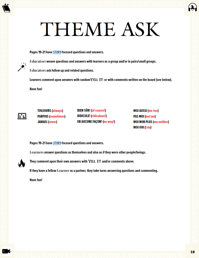 Communication Guide: Quichotte et Moi: Sommes Amis, Book Four in the Novice Low "Aventures" Septology