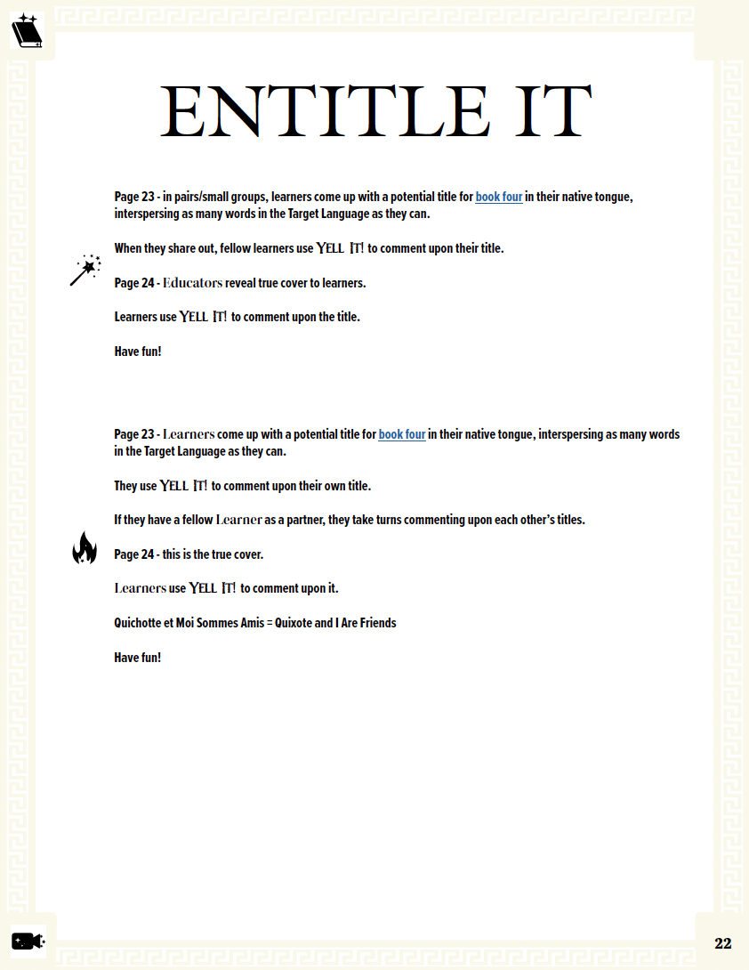 Communication Guide: Quichotte et Moi: Sommes Amis, Book Four in the Novice Low "Aventures" Septology