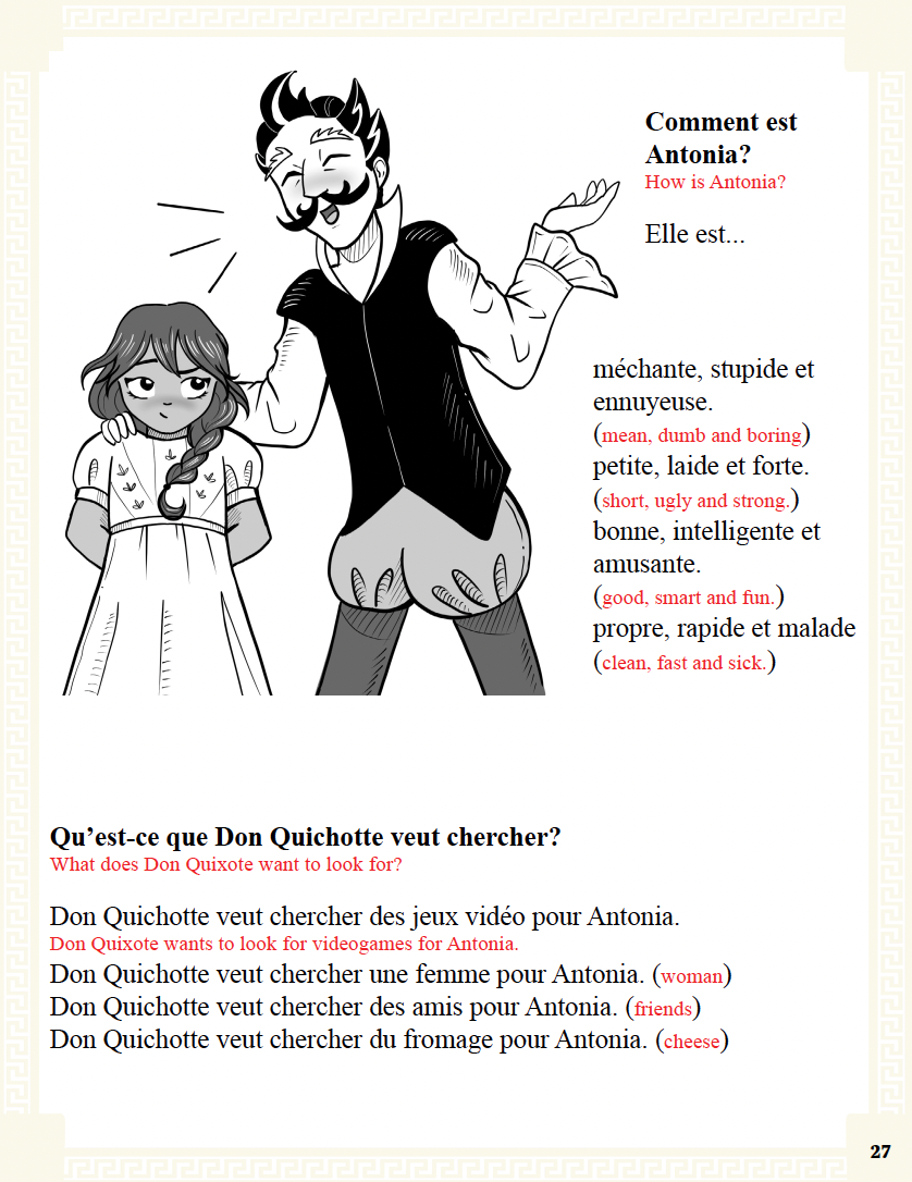 Communication Guide: Quichotte et Moi: Sommes Amis, Book Four in the Novice Low "Aventures" Septology