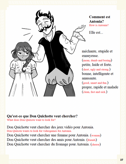 Communication Guide: Quichotte et Moi: Sommes Amis, Book Four in the Novice Low "Aventures" Septology