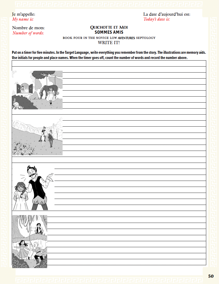 Communication Guide: Quichotte et Moi: Sommes Amis, Book Four in the Novice Low "Aventures" Septology