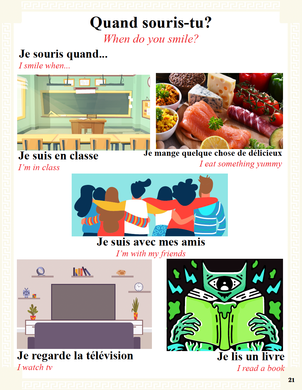 Communication Guide: Quichotte et Moi: Allons à Broadway, Book Five in the Novice Low "Aventures" Septology