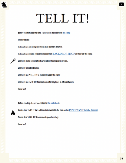 Communication Guide: Quichotte et Moi: Allons à Broadway, Book Five in the Novice Low "Aventures" Septology
