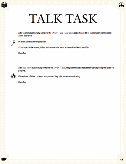 Communication Guide: Quichotte et Moi: Allons à Broadway, Book Five in the Novice Low "Aventures" Septology